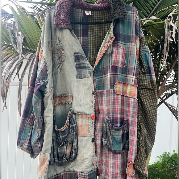 Magnolia Pearl Patchwork Kathmandu Jacket One Size - Picture 6 of 17